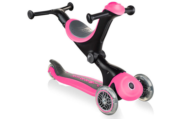 Stand 2, als loopfiets