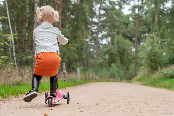 Voetrem op achterwiel