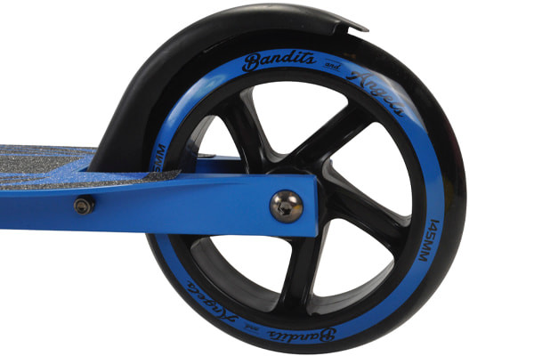 Voetrem op achterwiel