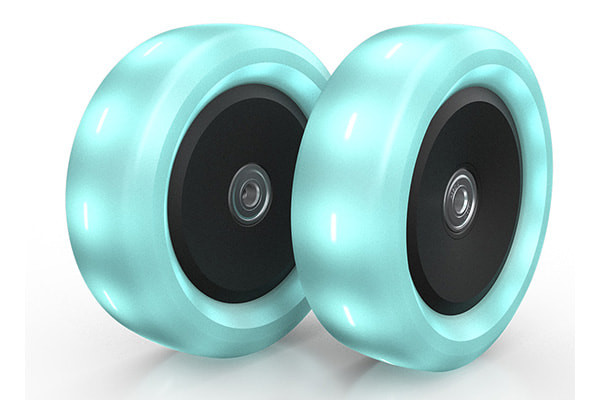 LED lampjes in de wielen