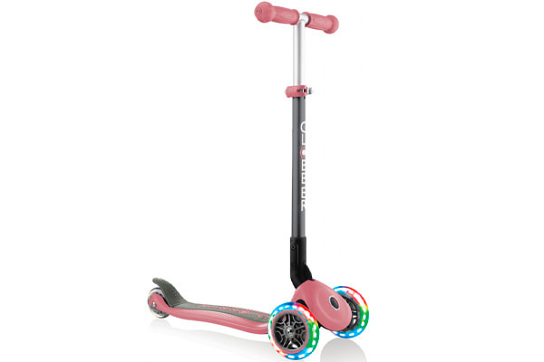 Globber Primo Foldable Lights Pastel roze