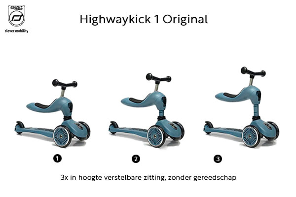 Verstelbare zitting zonder gereedschap
