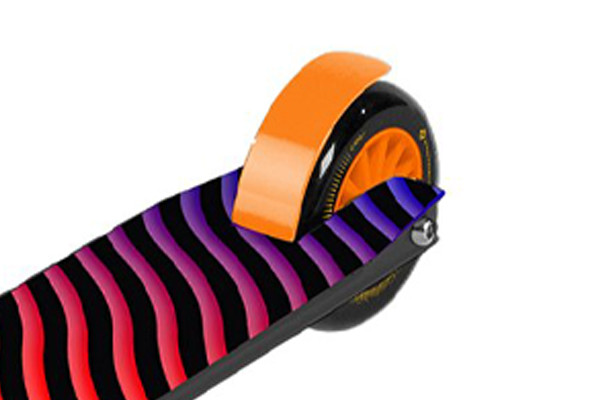 Voetrem op achterwiel