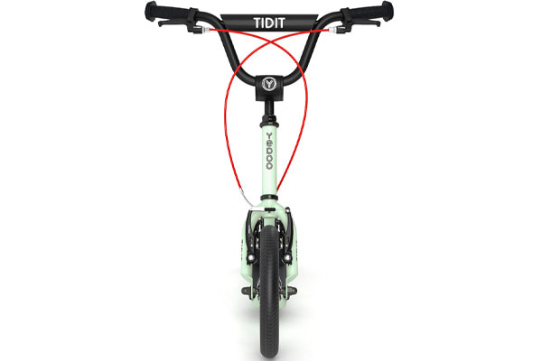 Verstelbaar stuur 75-87 cm