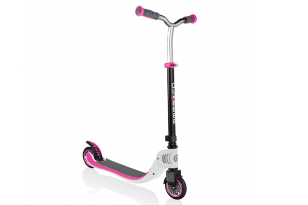 Globber kinderstep Flow Foldable 125 wit-roze