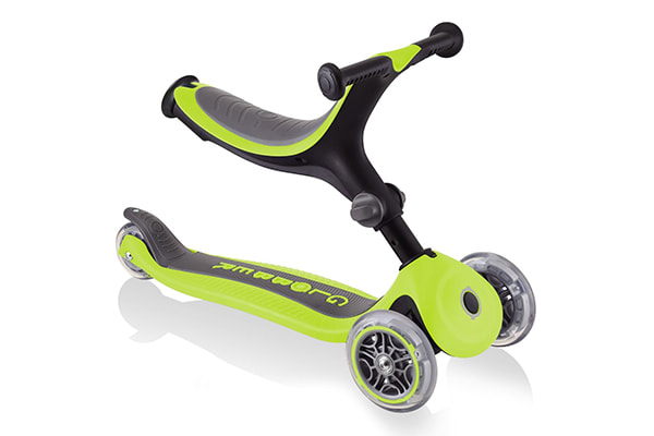 Stand 2, als loopfiets