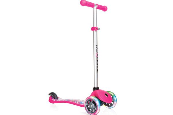 Globber kinderstep My Free Fold Up Light pink