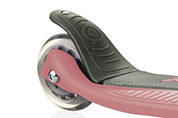 Voetrem op achterwiel