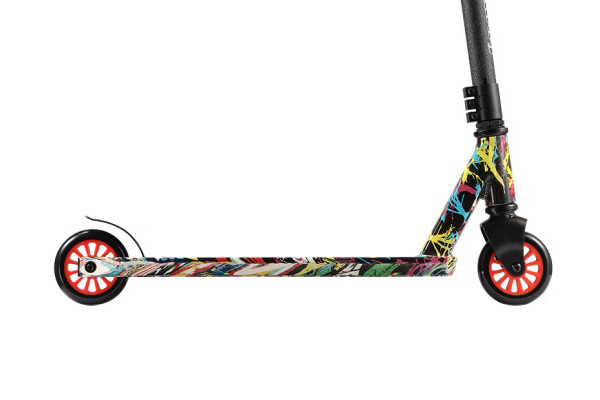 Voetrem op achterwiel