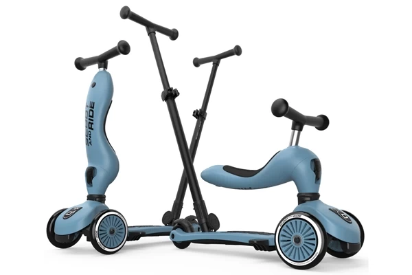 Highwaykick 1 Push and Go Steel