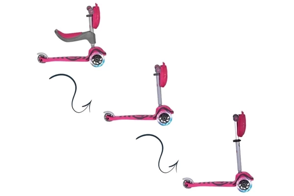 Van loopfiets naar step