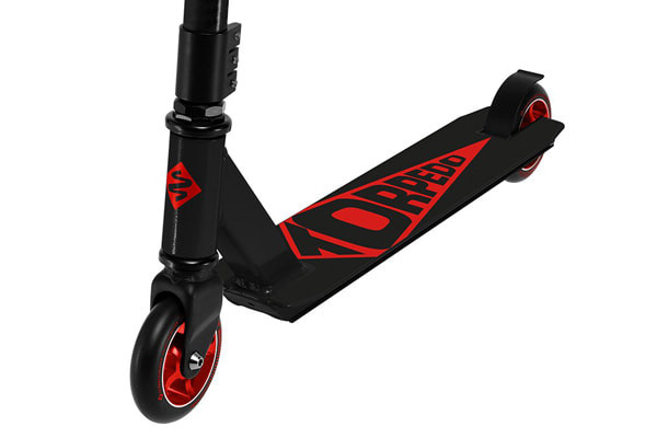 Voetrem op achterwiel