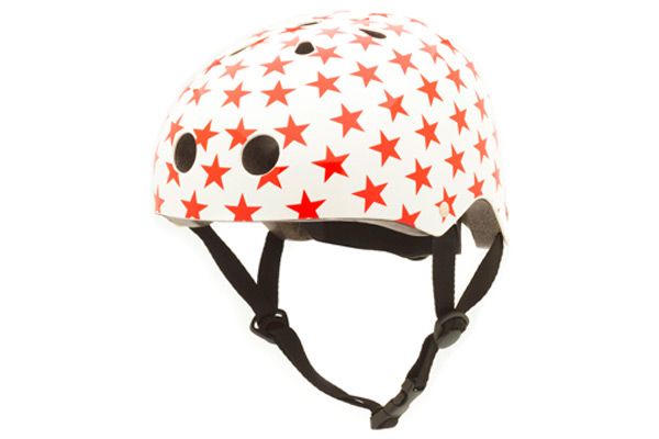 Helm wit sterretjes van Coconuts.