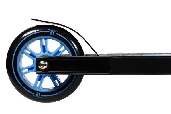 Wielen van polyurethaan (100 mm).