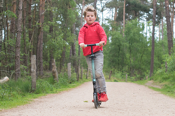 Willem is 8 jaar en 1.34 m lang